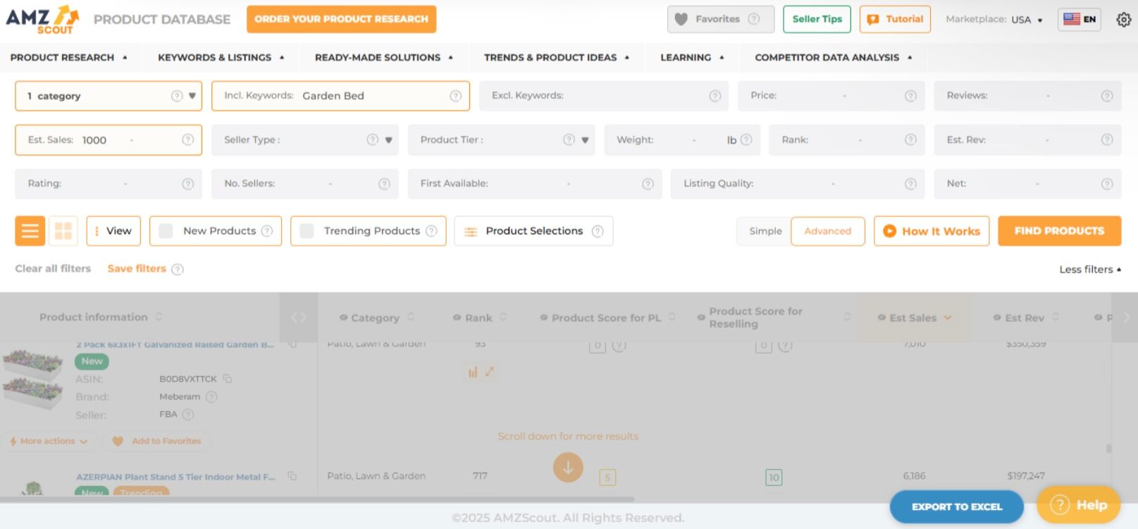 Product Database Filters  Product Database Filters