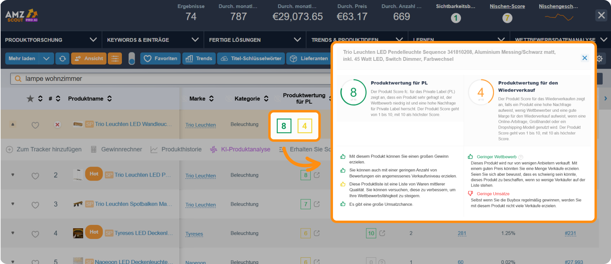 DE AMZScout PRO AI Produktbewertung