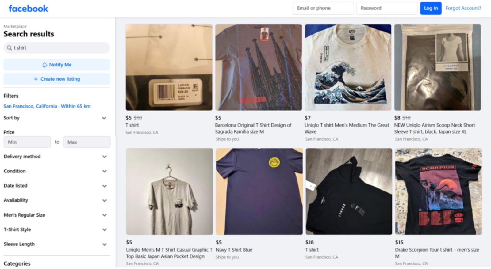 Facebook t shirt Facebook t shirt
