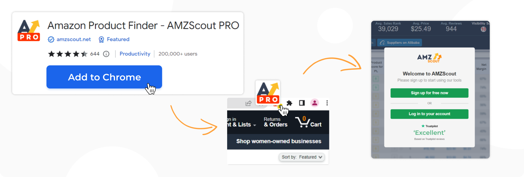 How to install and open AMZScout PRO