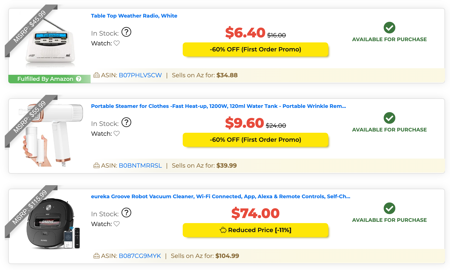 Buying electronics for online arbitrage Buying electronics for online arbitrage