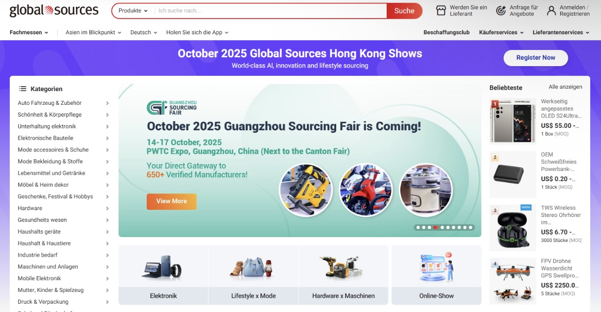 Best Sites Like Alibaba Global Sources 