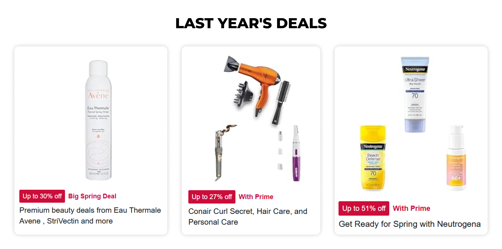 Beauty and Personal Care products on Amazon Big Spring Sale