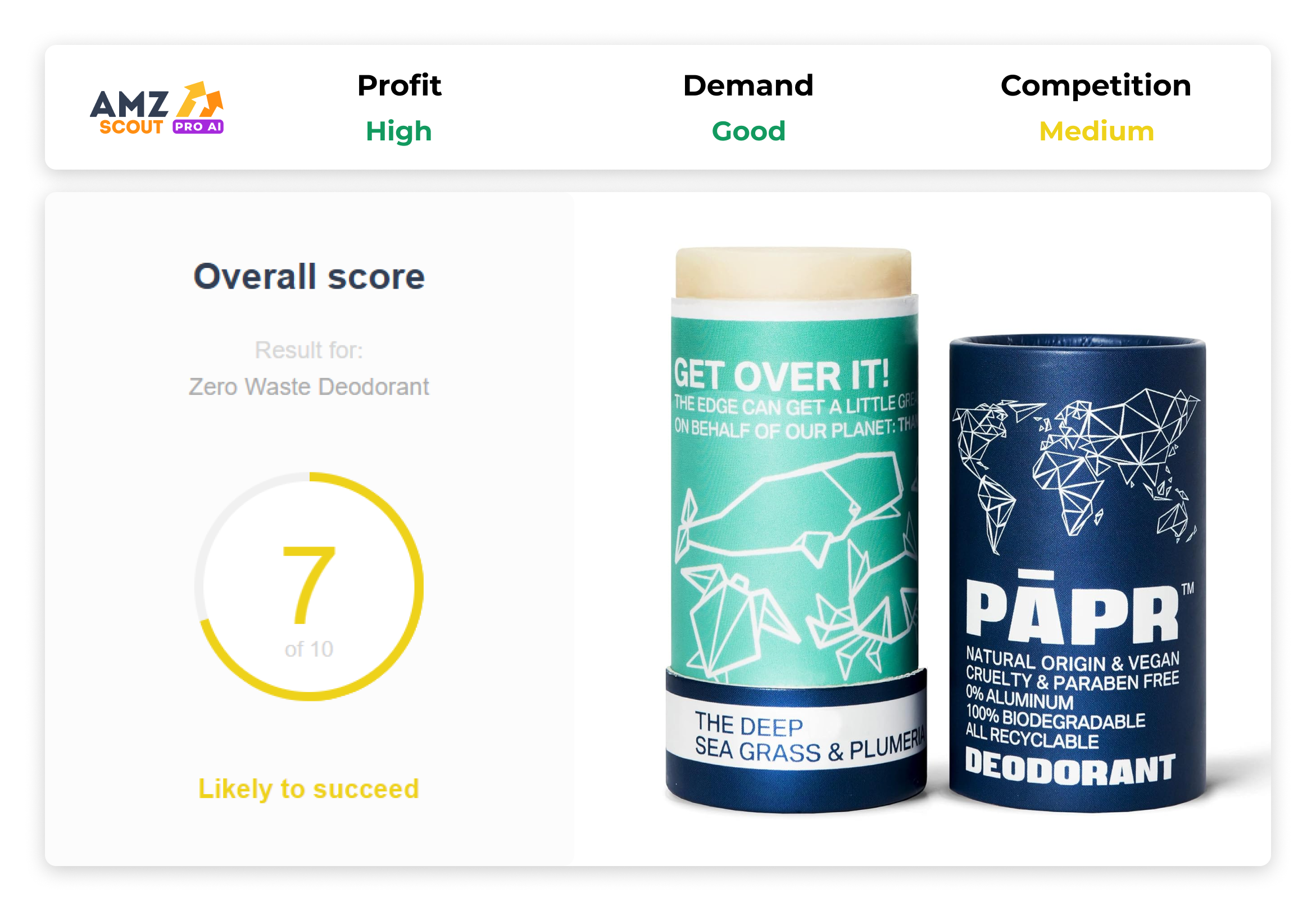 zero waste deodorant