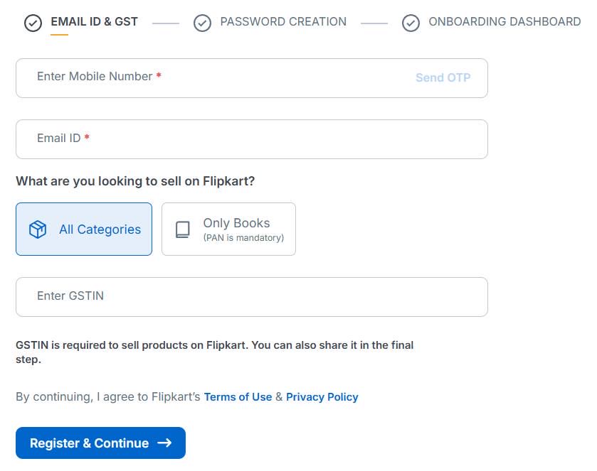 Start Selling on Flipkart Start Selling on Flipkart