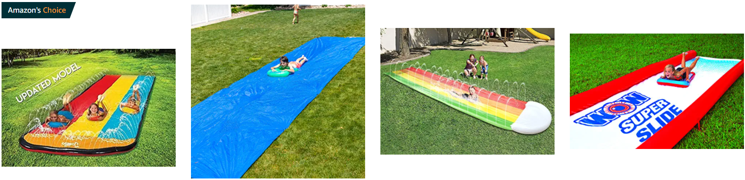 Lawn water slides is one of the best toys and games dropshipping products 