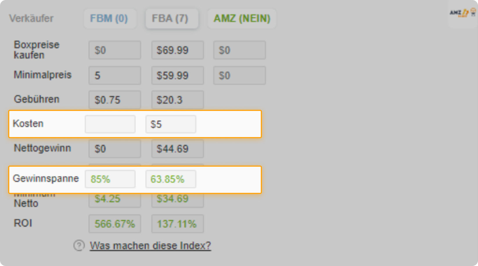 Dropshipping, Online Arbitrage, und Wholesale calculator kosten