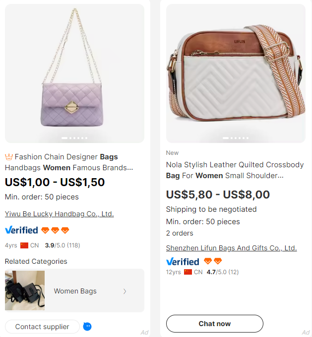 How to find suppliers on Alibaba