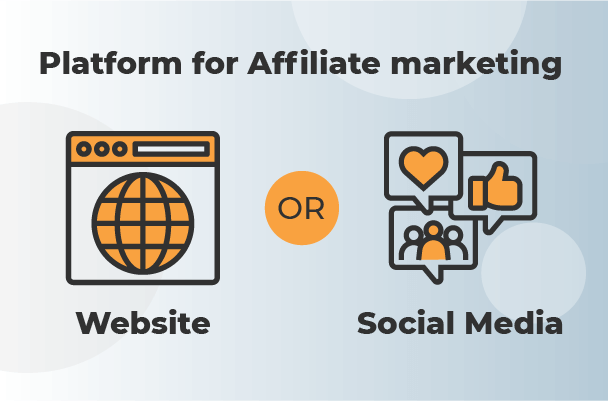 Choose a platform for Amazon Affiliate Marketing