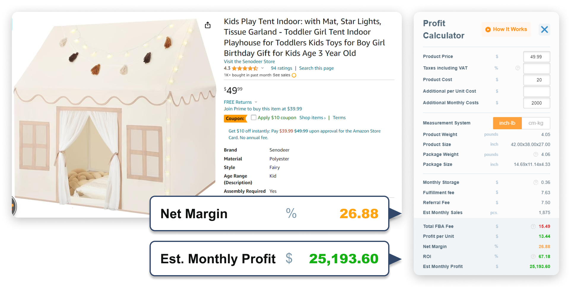 kids play tents High margin products kids play tents