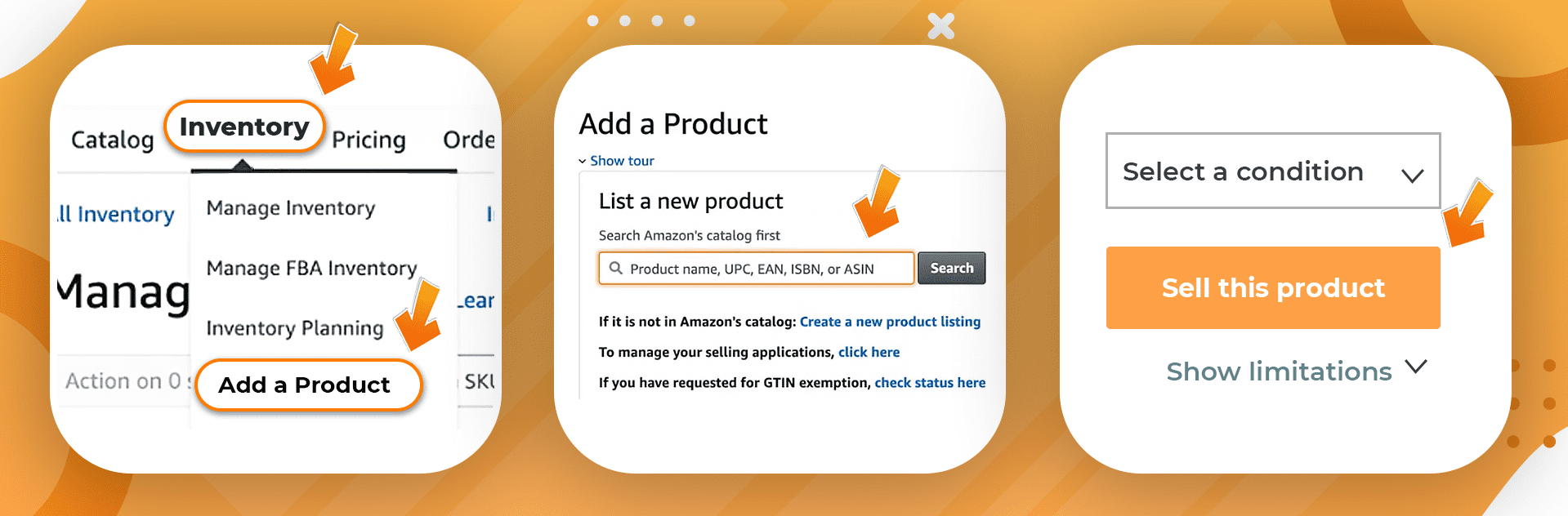 Add a product to sell on Amazon arbitrage