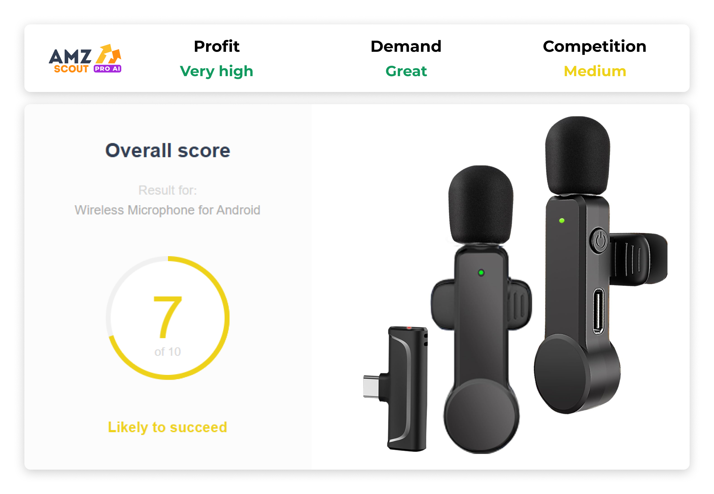 wireless microphone for android