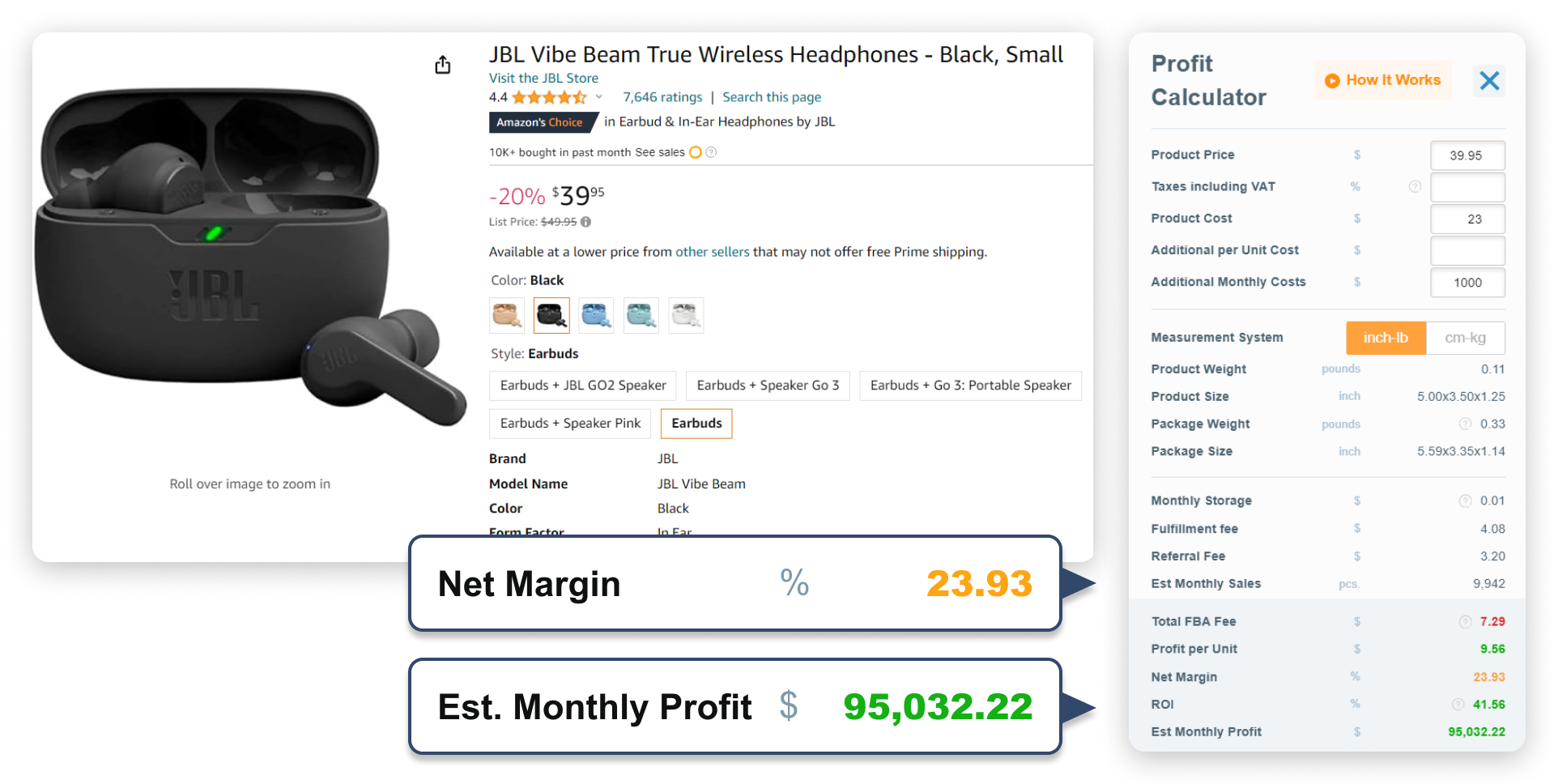 High margin products  - wireless earphones