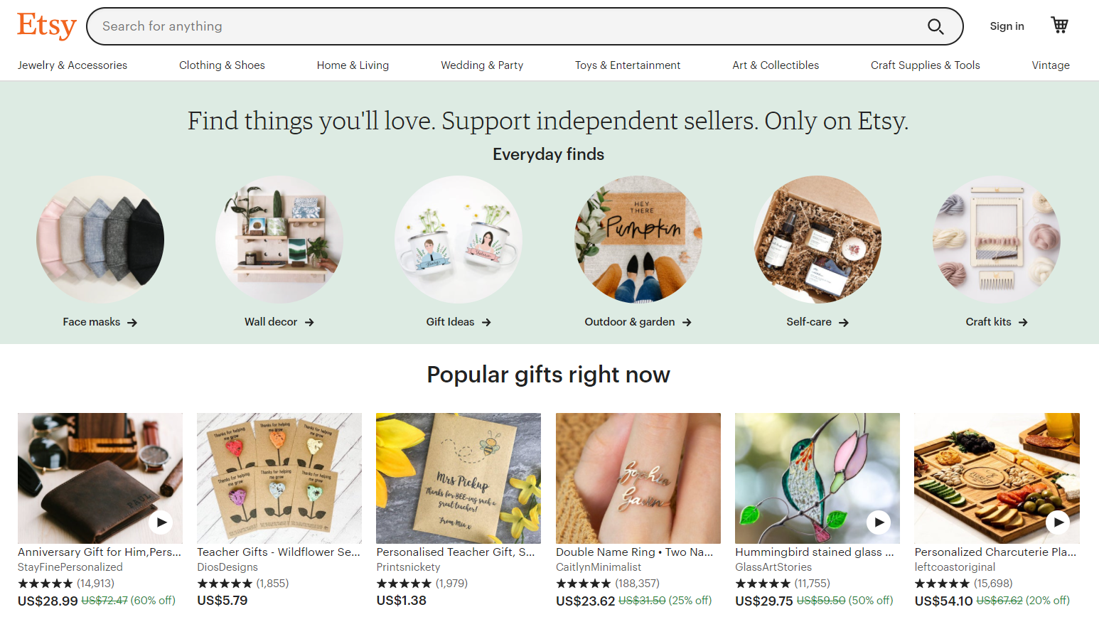 15 Sites Like EBay The Best Alternatives For Selling Products In 2023   Sites Like EBay   Etsy.PNG