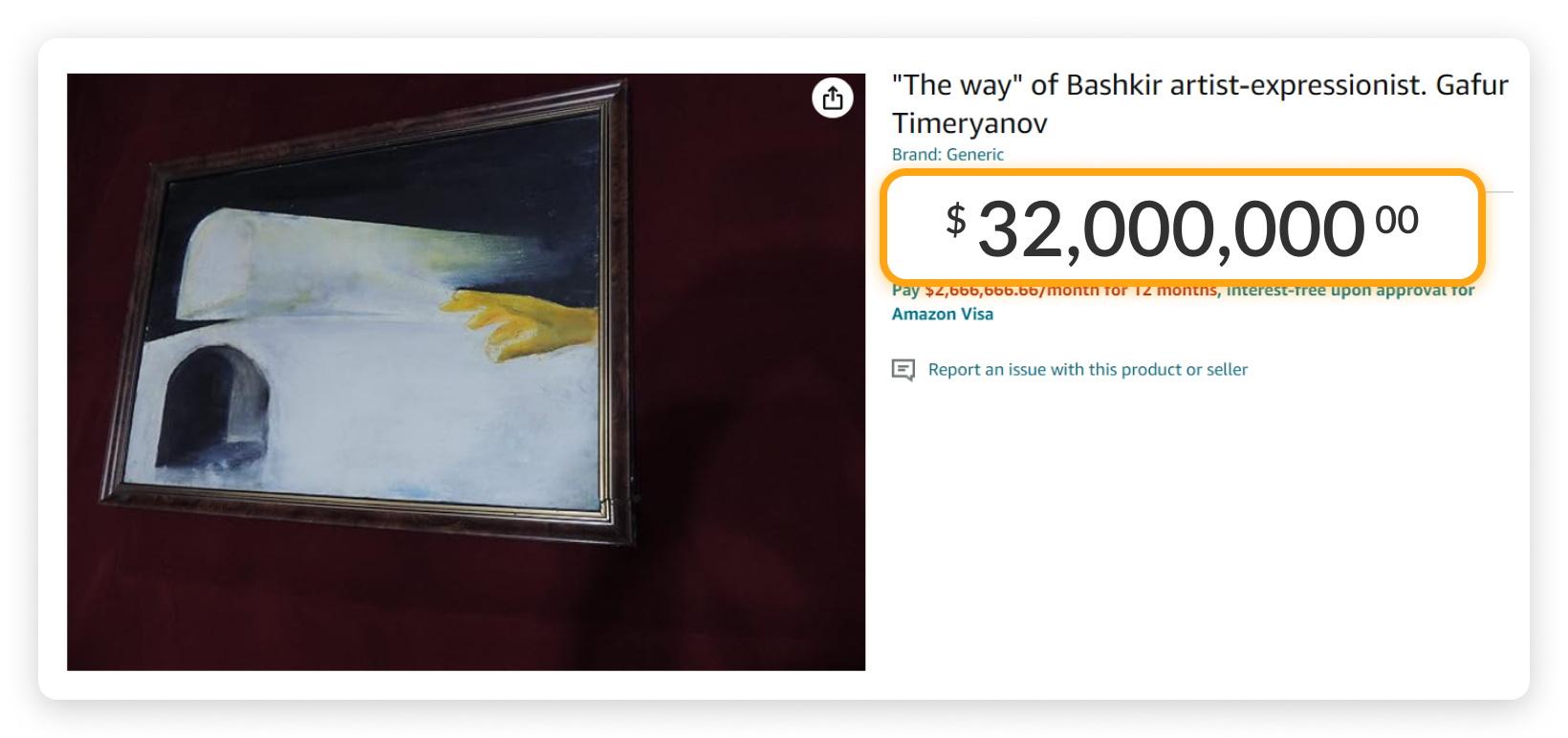 The Most Expensive Amazon Product: "The Way'' by Gafur Timeryanov The Most Expensive Amazon Product: "The Way'' by Gafur Timeryanov