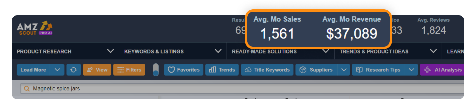Magnetic Space Jars Sales Data Magnetic Space Jars Sales Data
