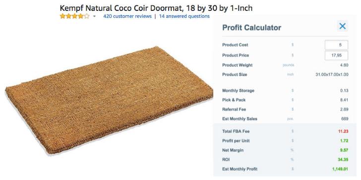 Products from India Coir Mat Amazon