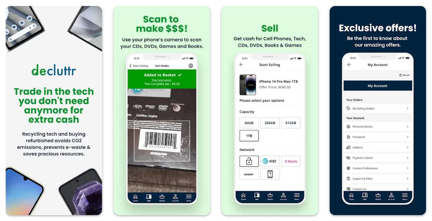 Best Apps for Selling Stuff Online: Decluttr Best Apps for Selling Stuff Online: Decluttr