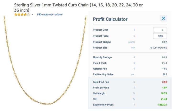 Products from India Gold Chain Amazon