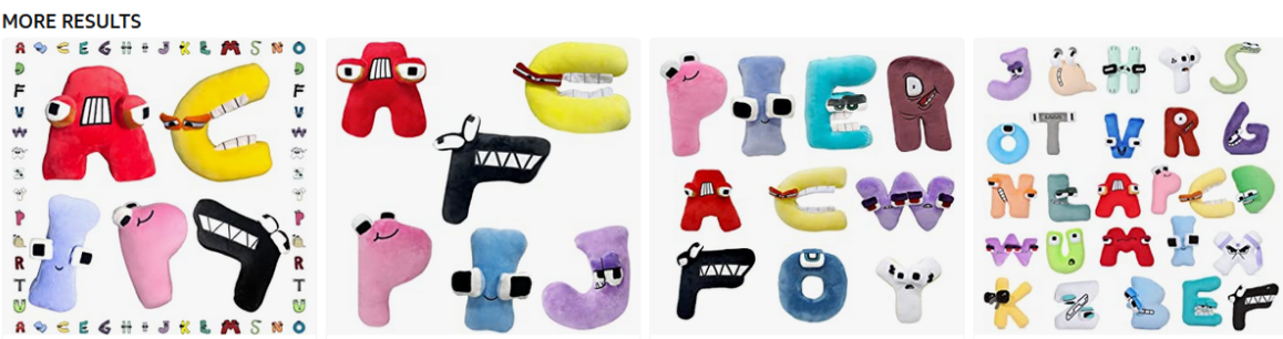 Winter Product Trends - Alphabet Lore Plush Toy