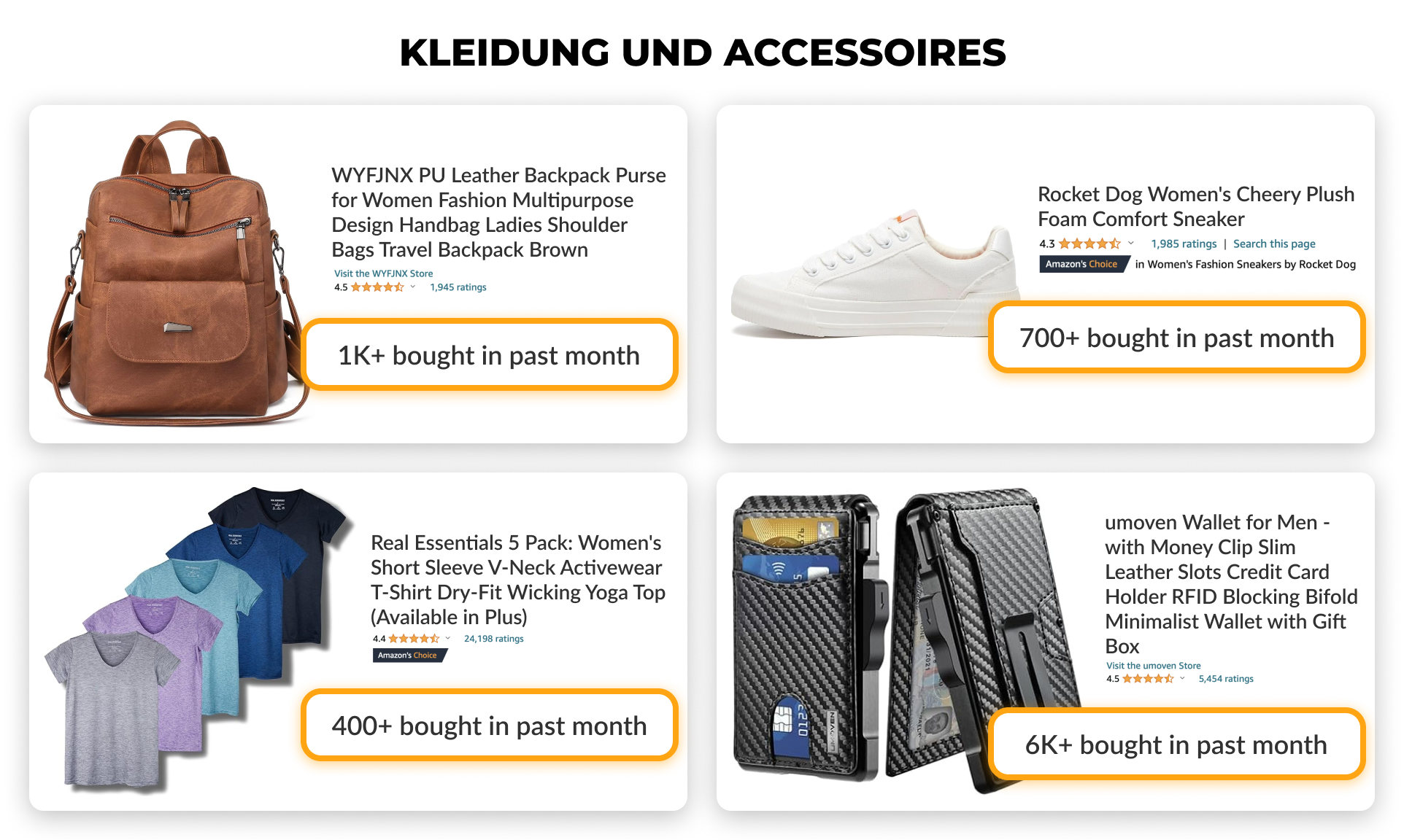 Kleidung und Accessoires Kleidung und Accessoires