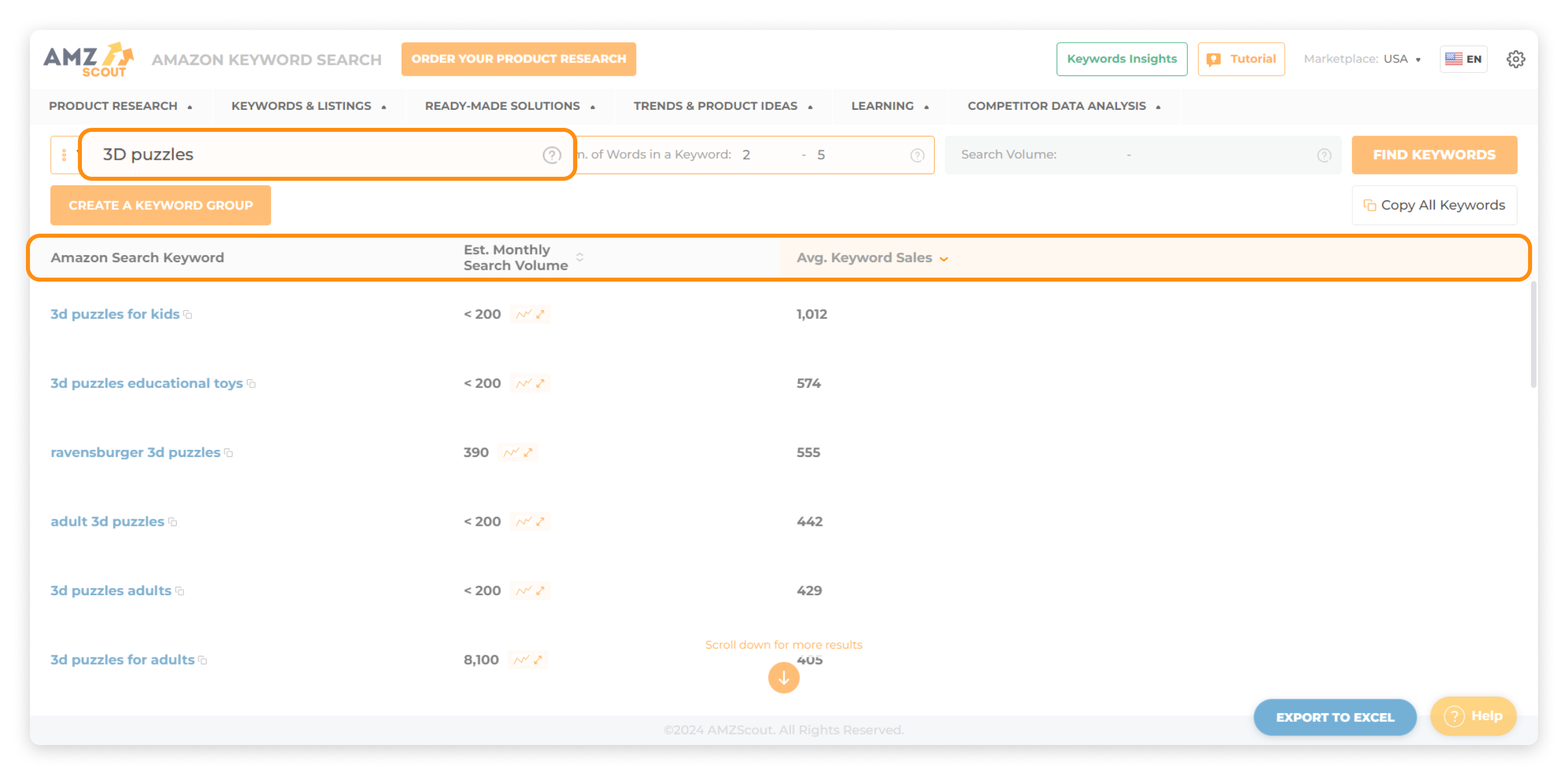 Keyword search Keyword search