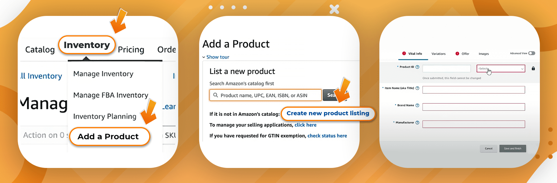How to Create a new ASIN for a product