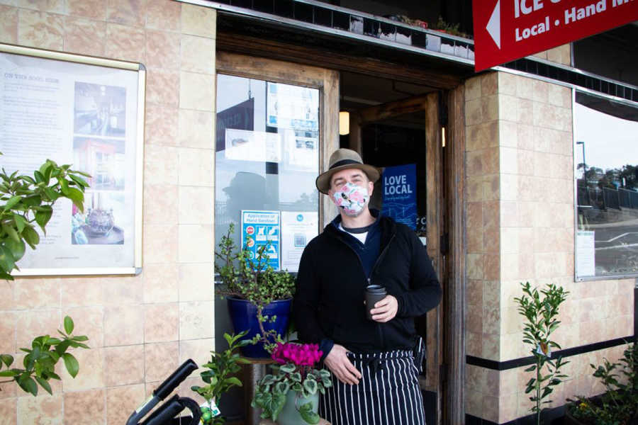 IMAGE: Dave Griffiths from the On The Soul Cafe at Katoomba is making use of Blue Mountains City Council's latest Love Local Resources for businesses to use during the COVID-19 lockdown. Council is encouraging locals to continue to support local businesses during this challenging time. Get more information at https://www.bmcc.nsw.gov.au/lovelocal 