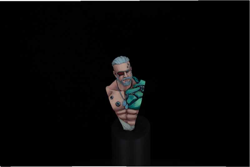 Finished John Hancock Mini-bust from Big Child Creatives