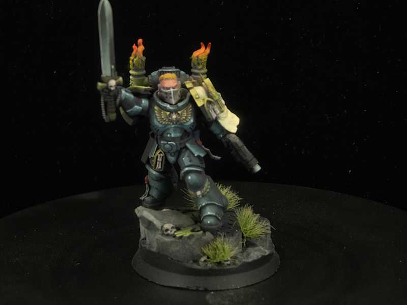 Black Templar Front Finished