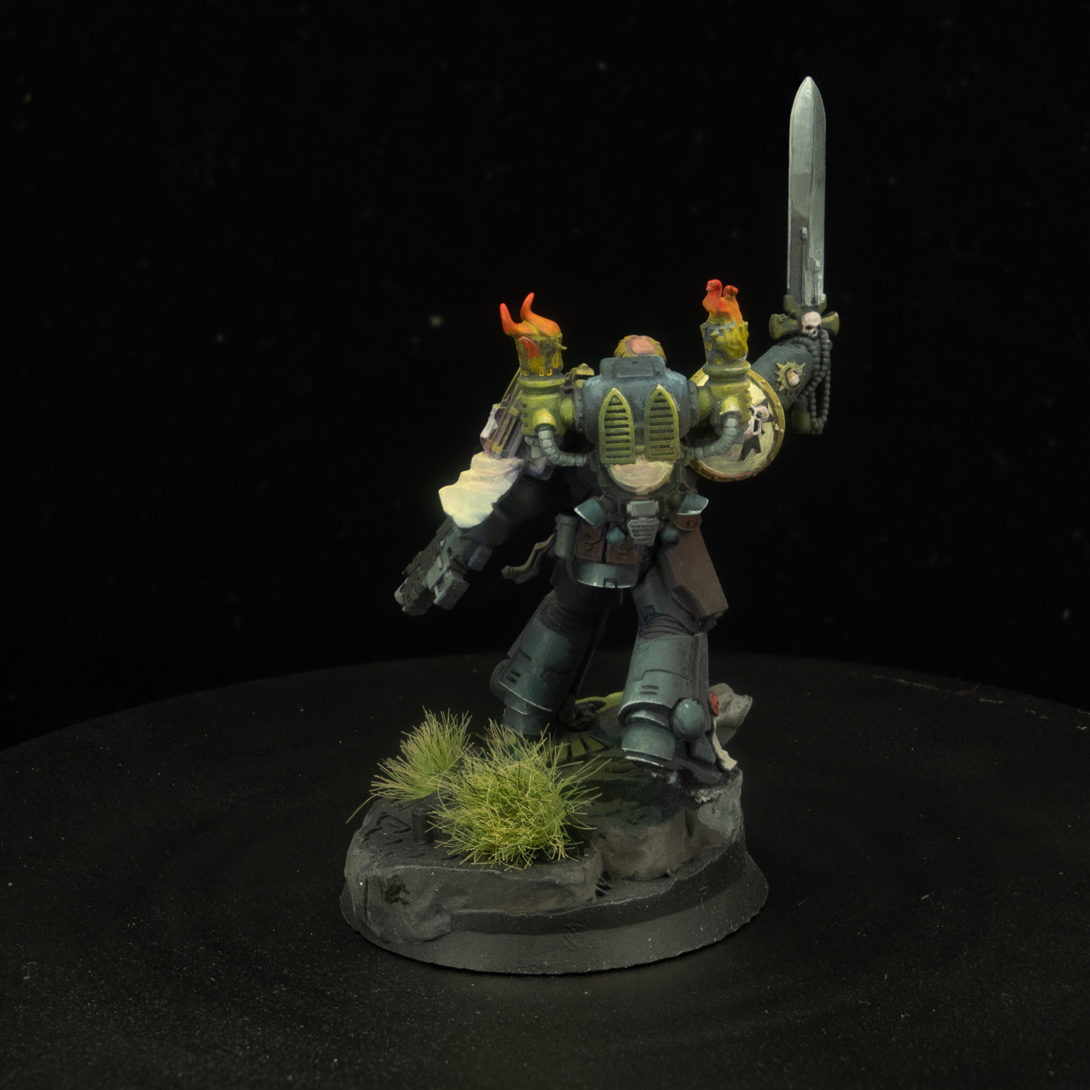 Black Templar Back Finished