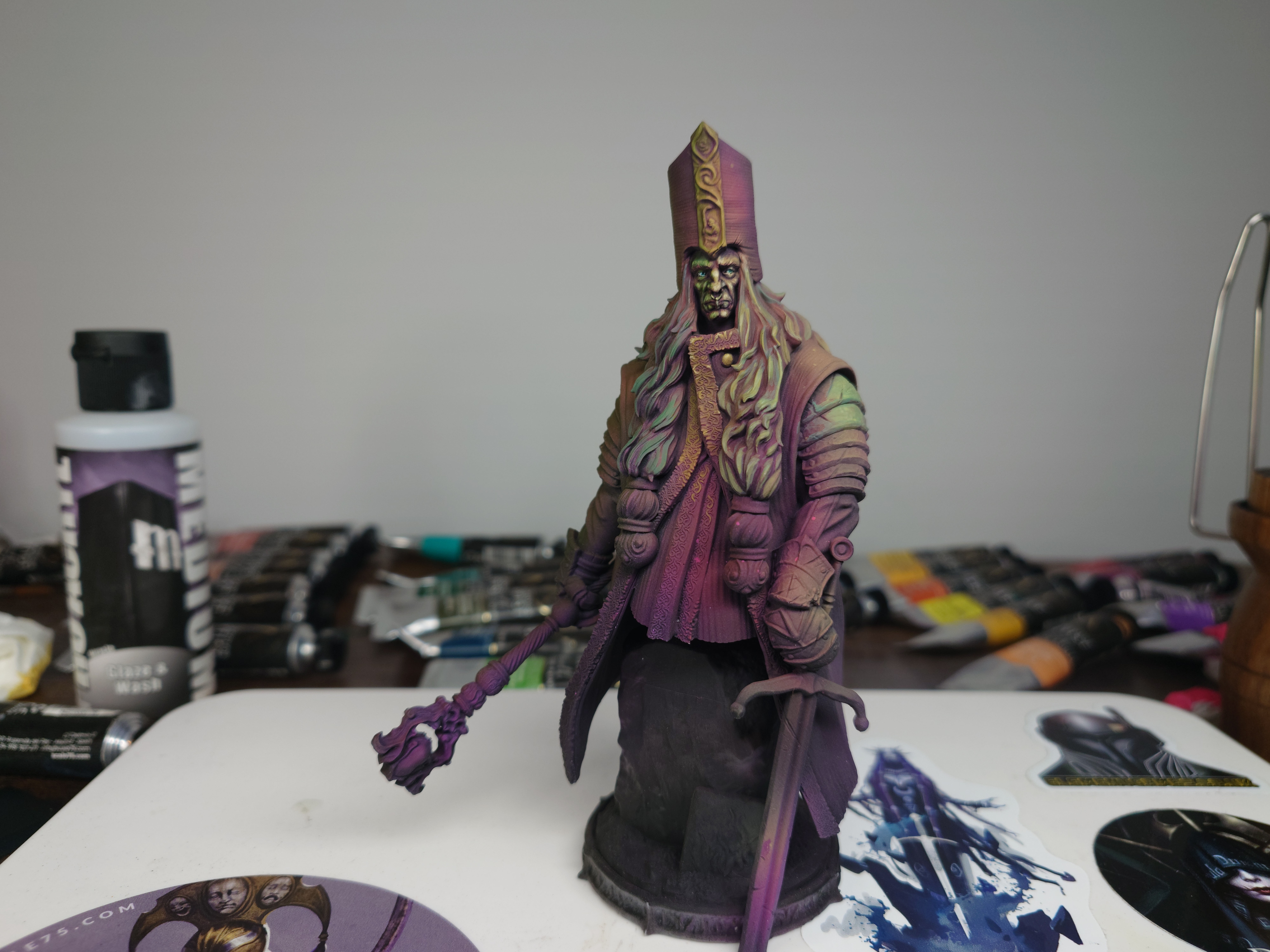 Blagomir the Silent Face, Hair and Gold NMM done