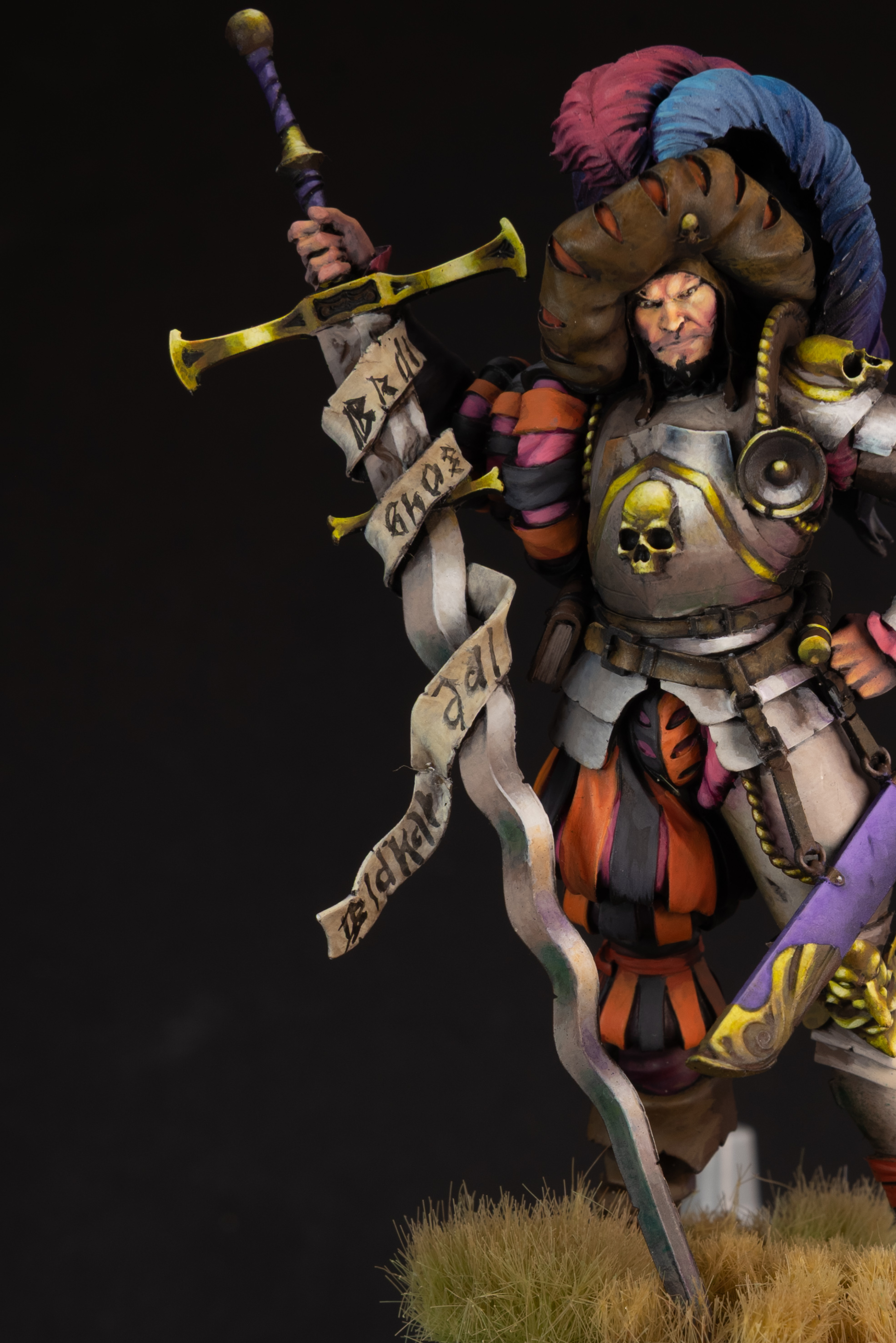 Close up of Corwins sword