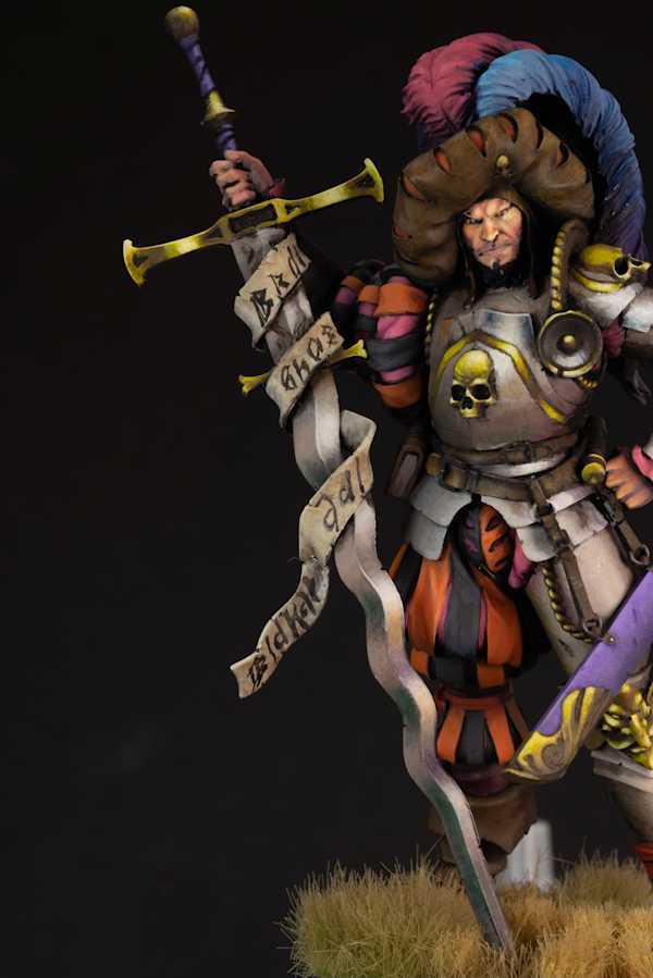 Close up of Corwins sword