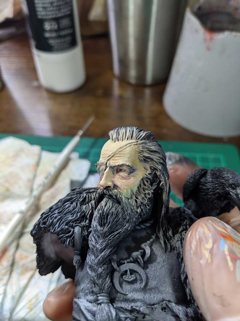 Odin with first skin paint job