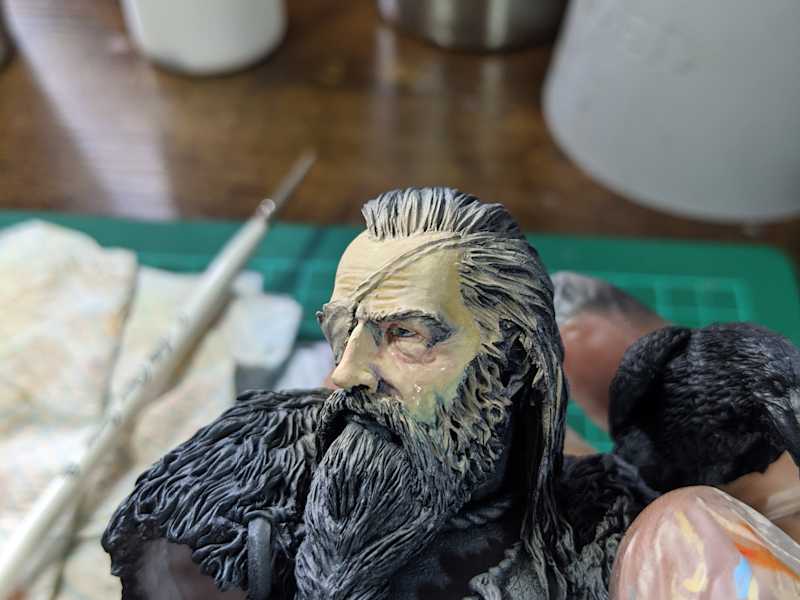 Odin with first skin paint job