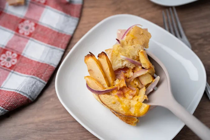 Papa's Savory Bread Pudding