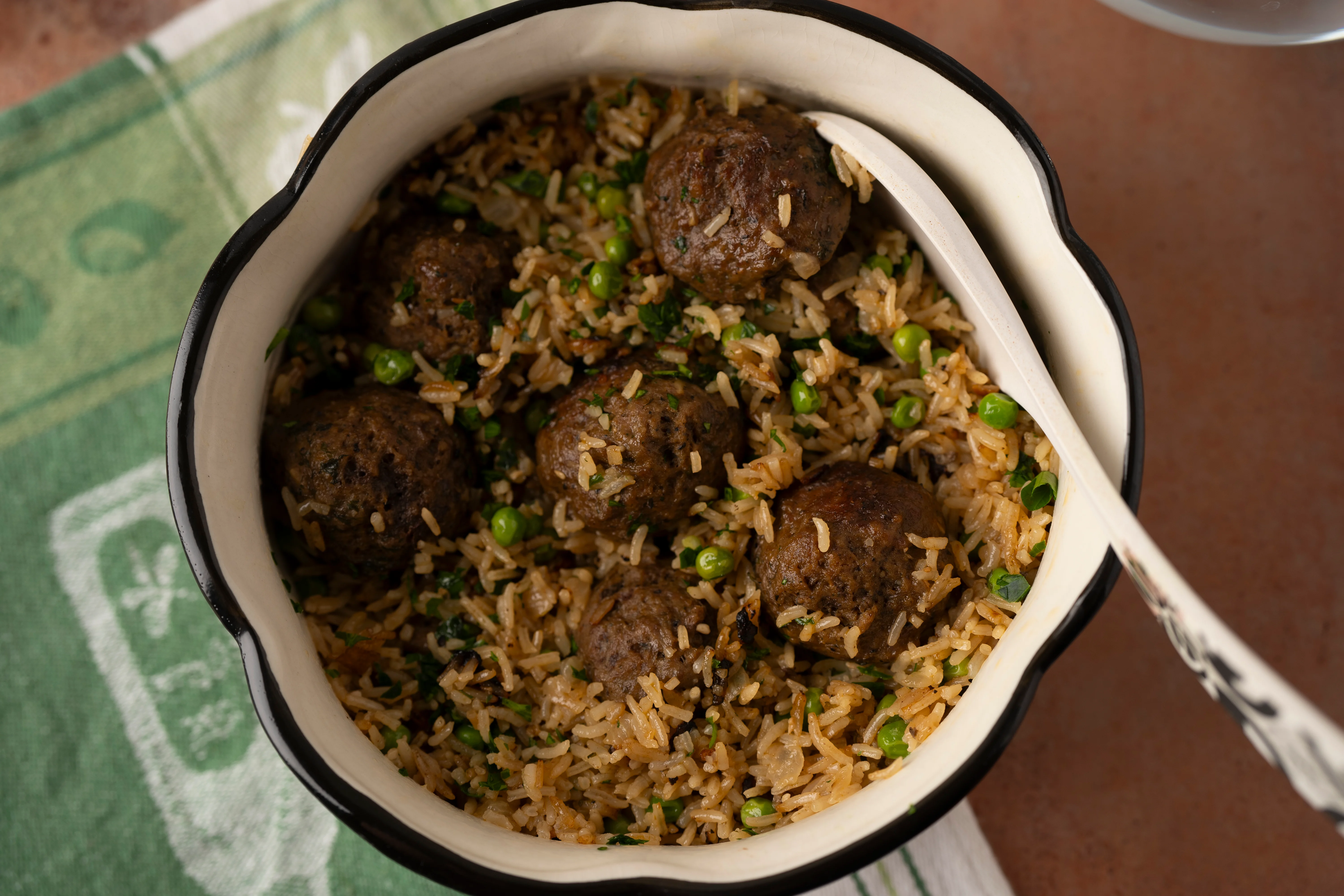 Meatball Rice Skillet