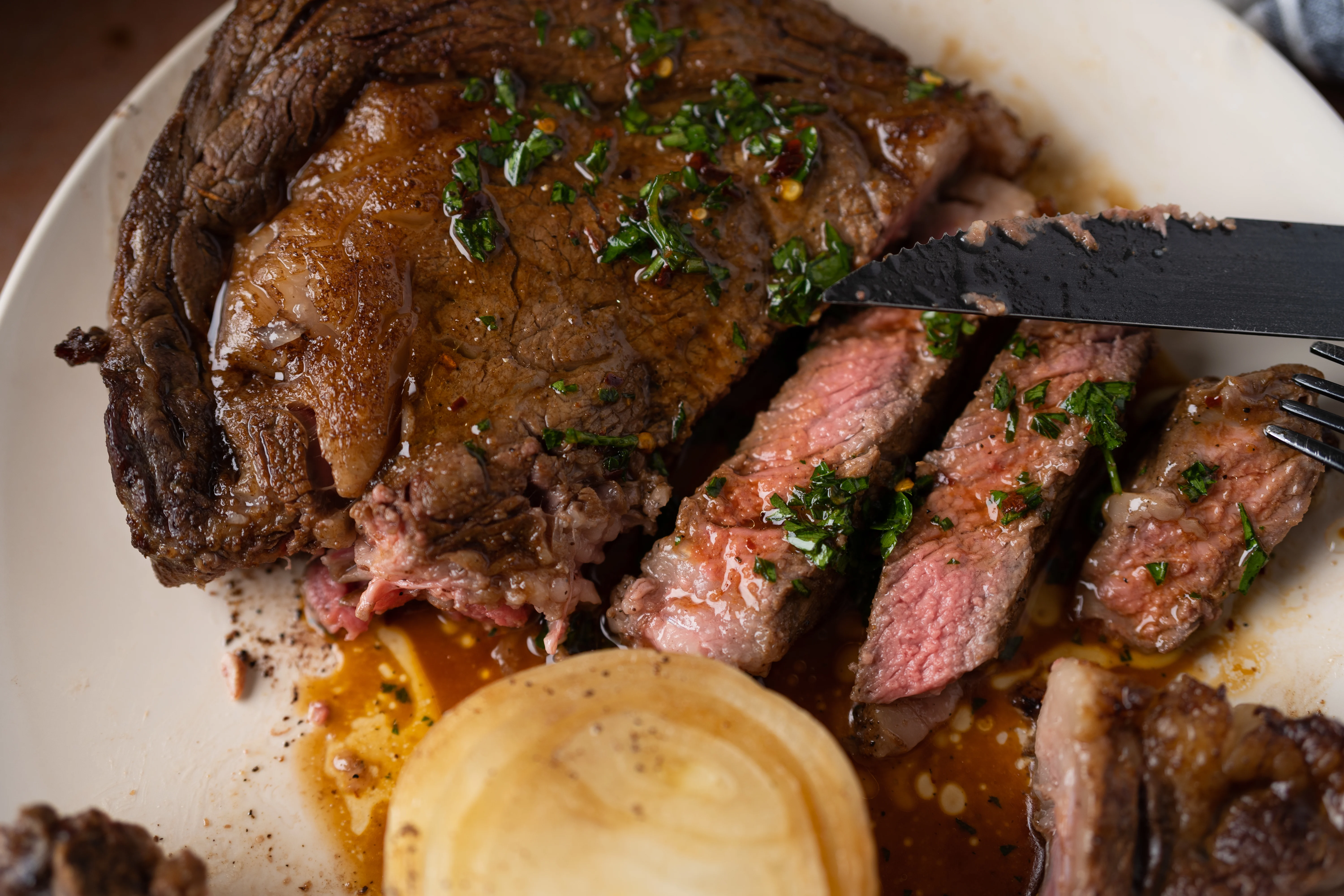 OvenRoasted Butter Steak