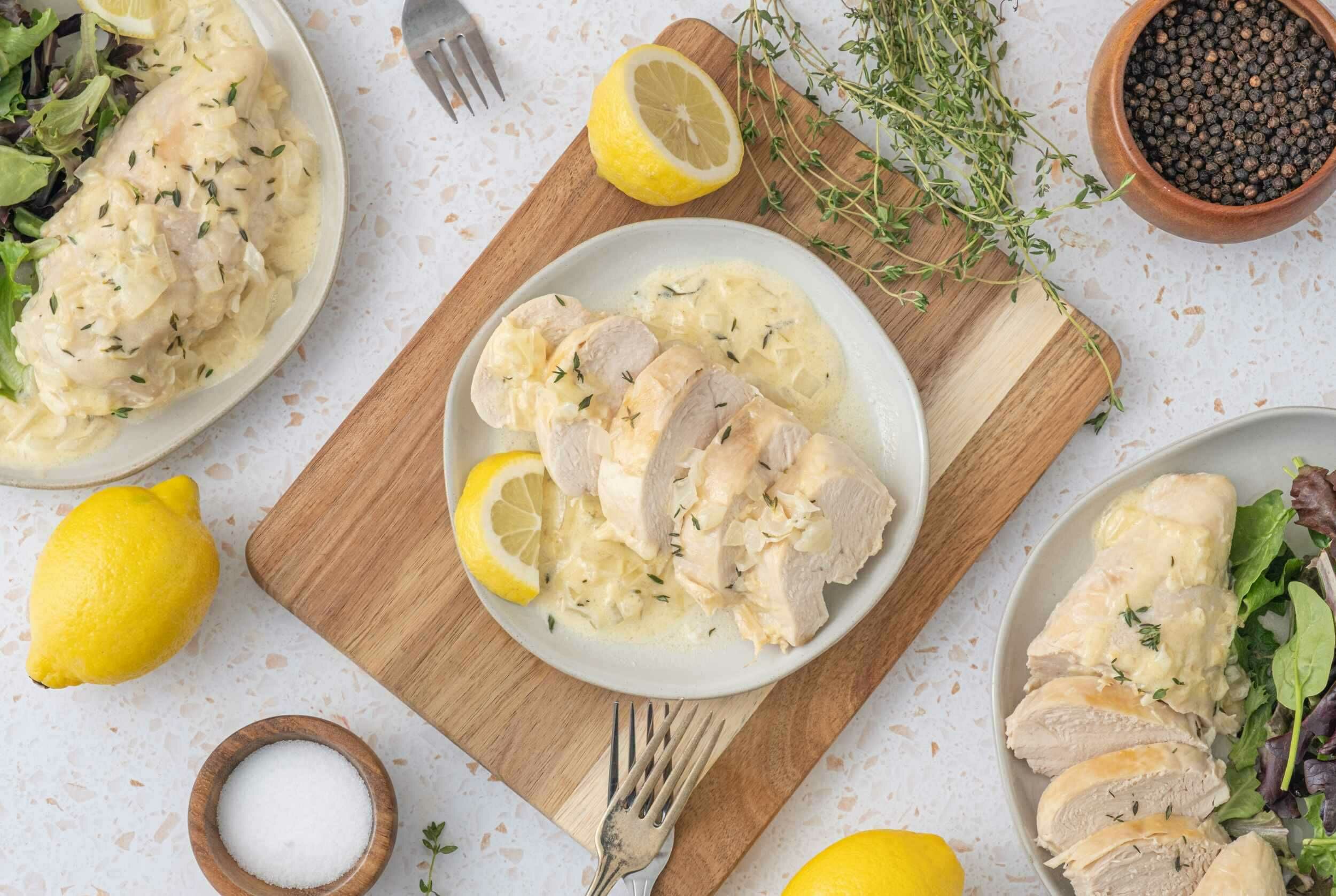 Creamy Lemon Thyme Chicken