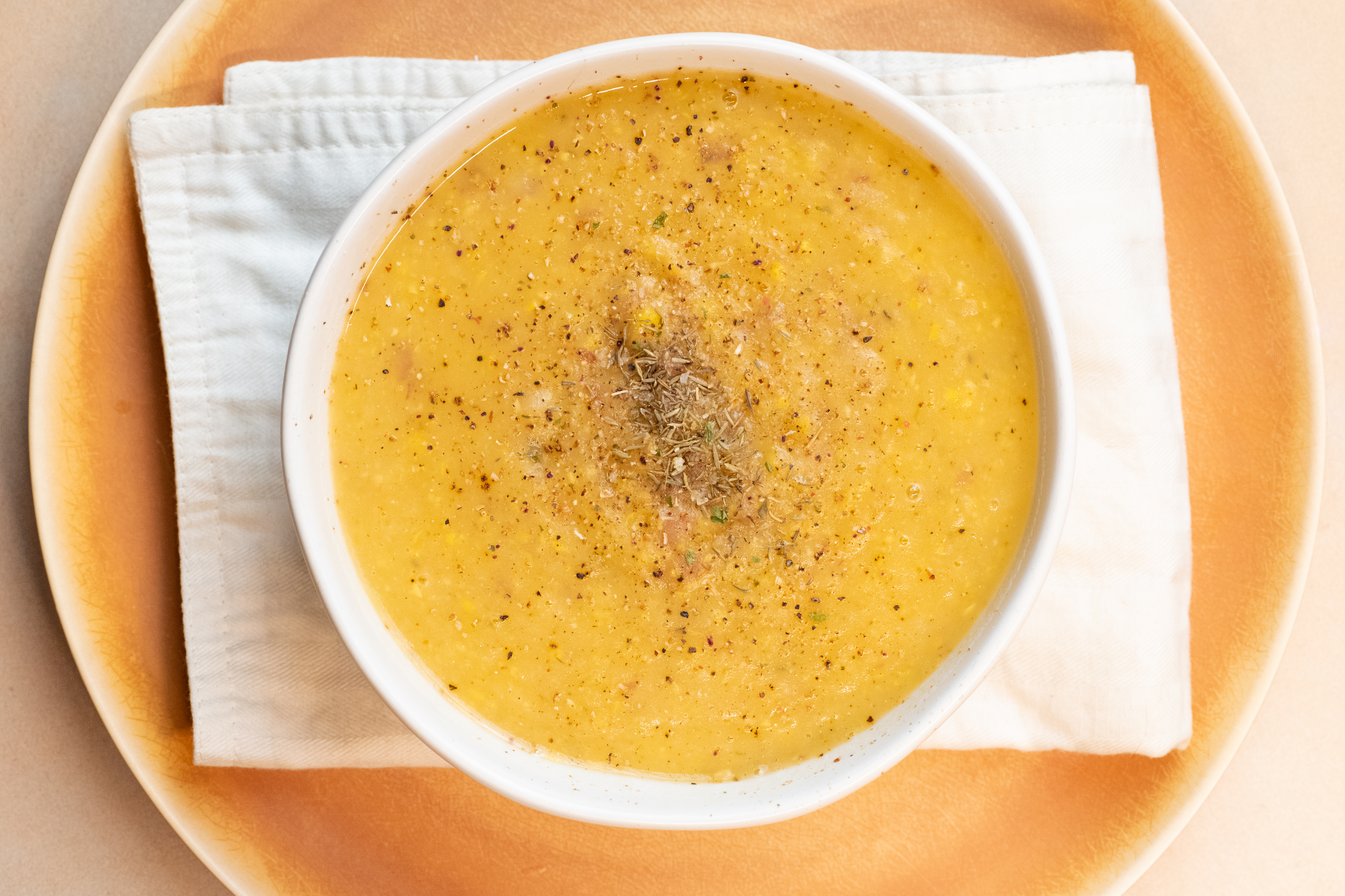 Fresh Corn Soup - Pratesi Living