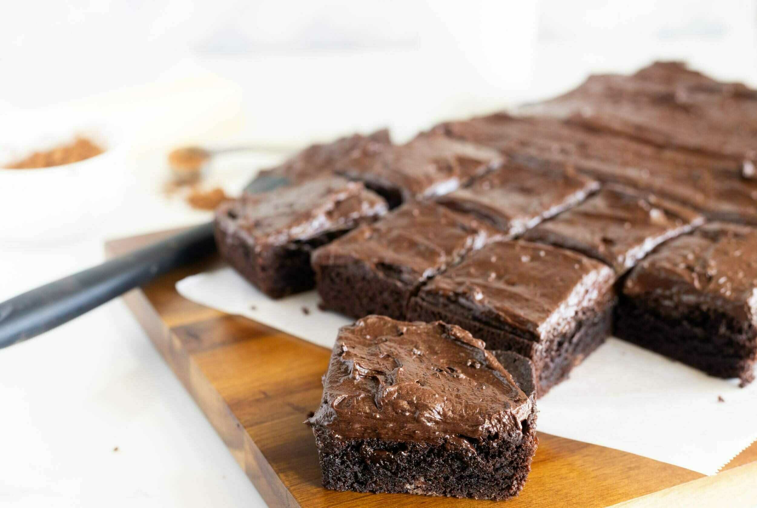 Frosted Fudgy Brownies