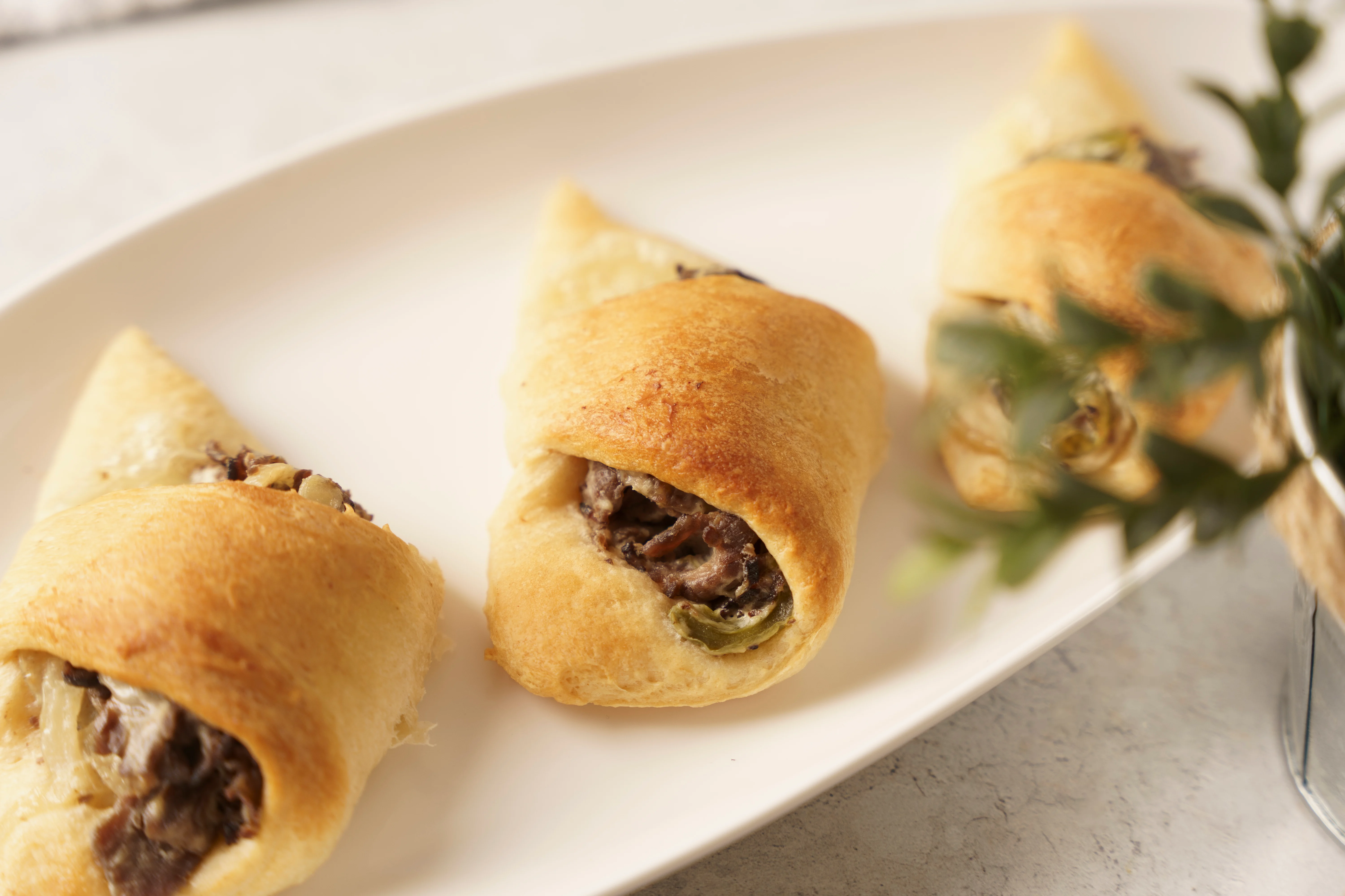 Cheesesteak Crescents