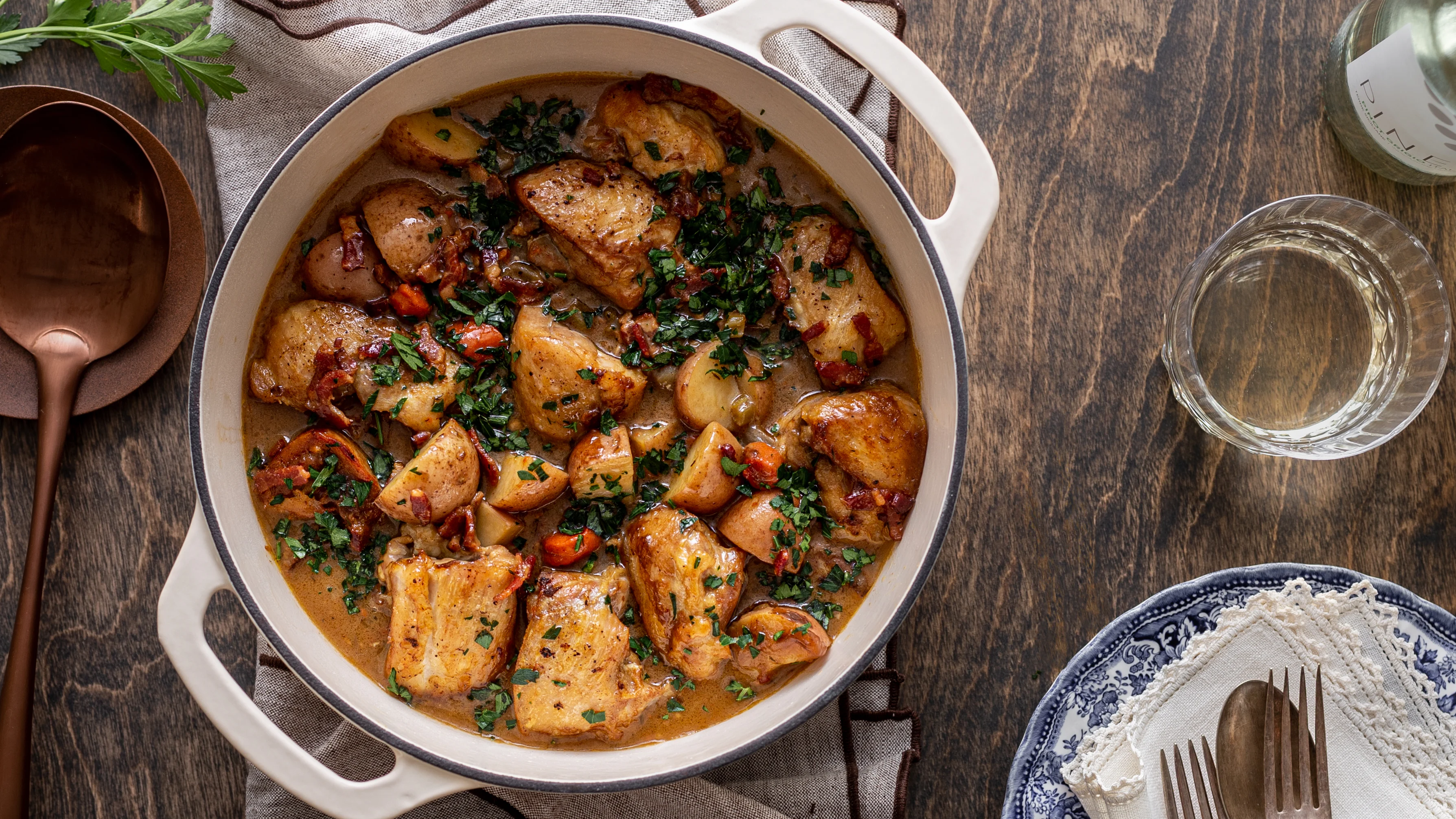 White Wine Chicken Stew