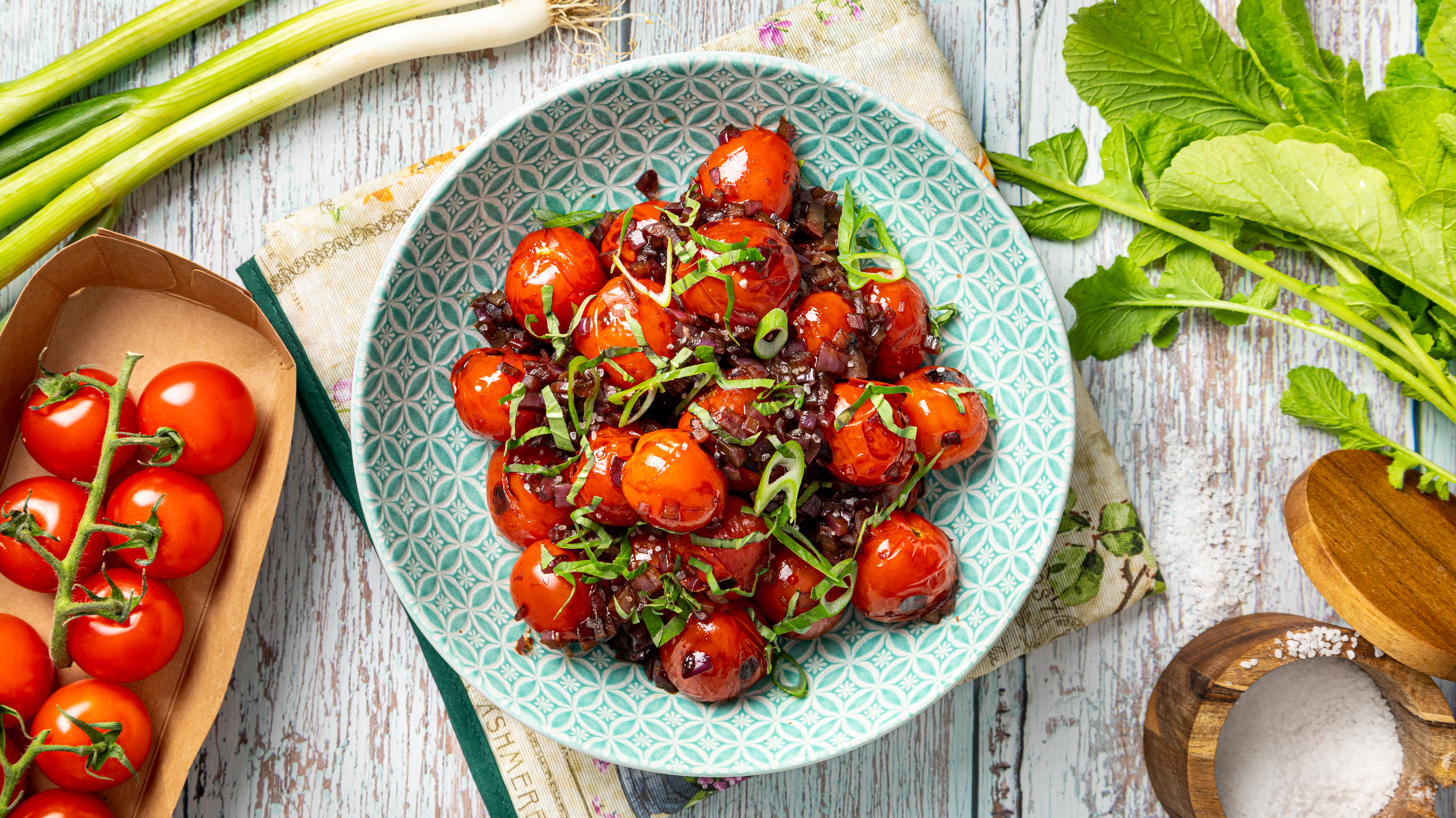 Blistered Tomatoes