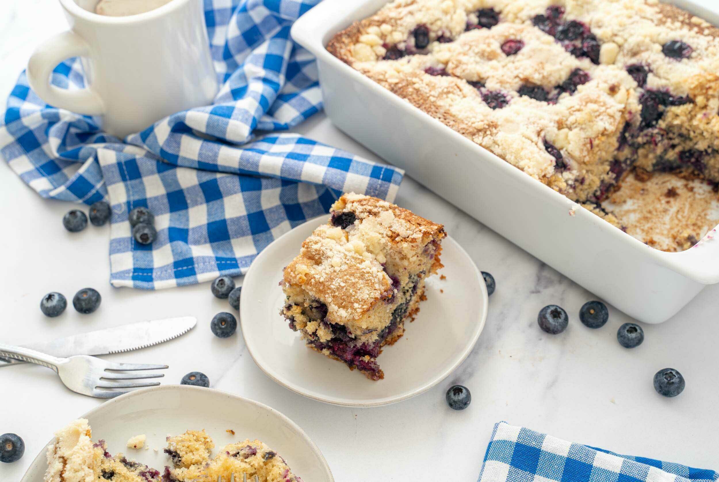 Blueberry Pancake Casserole