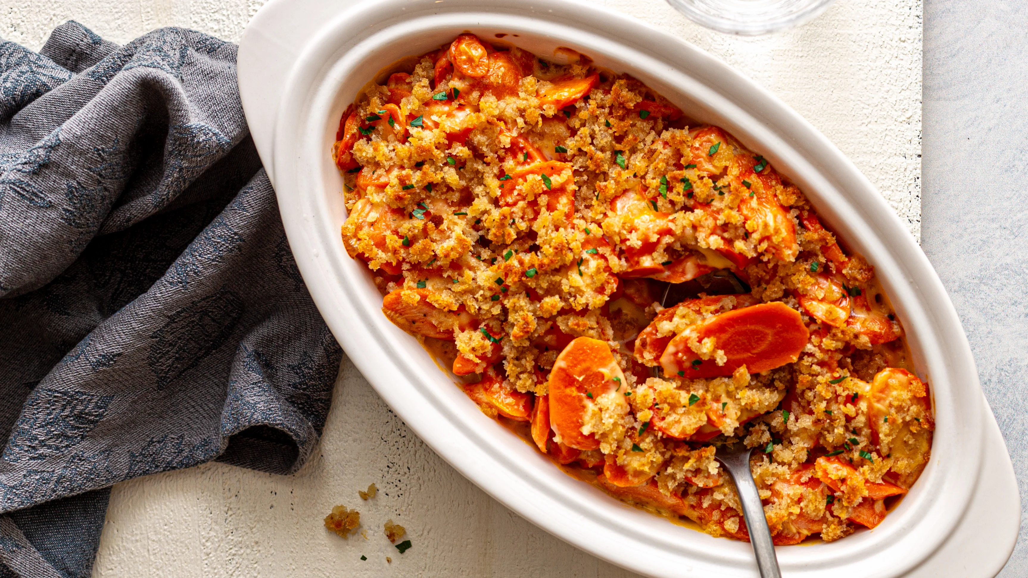 Cheesy Carrot Bake