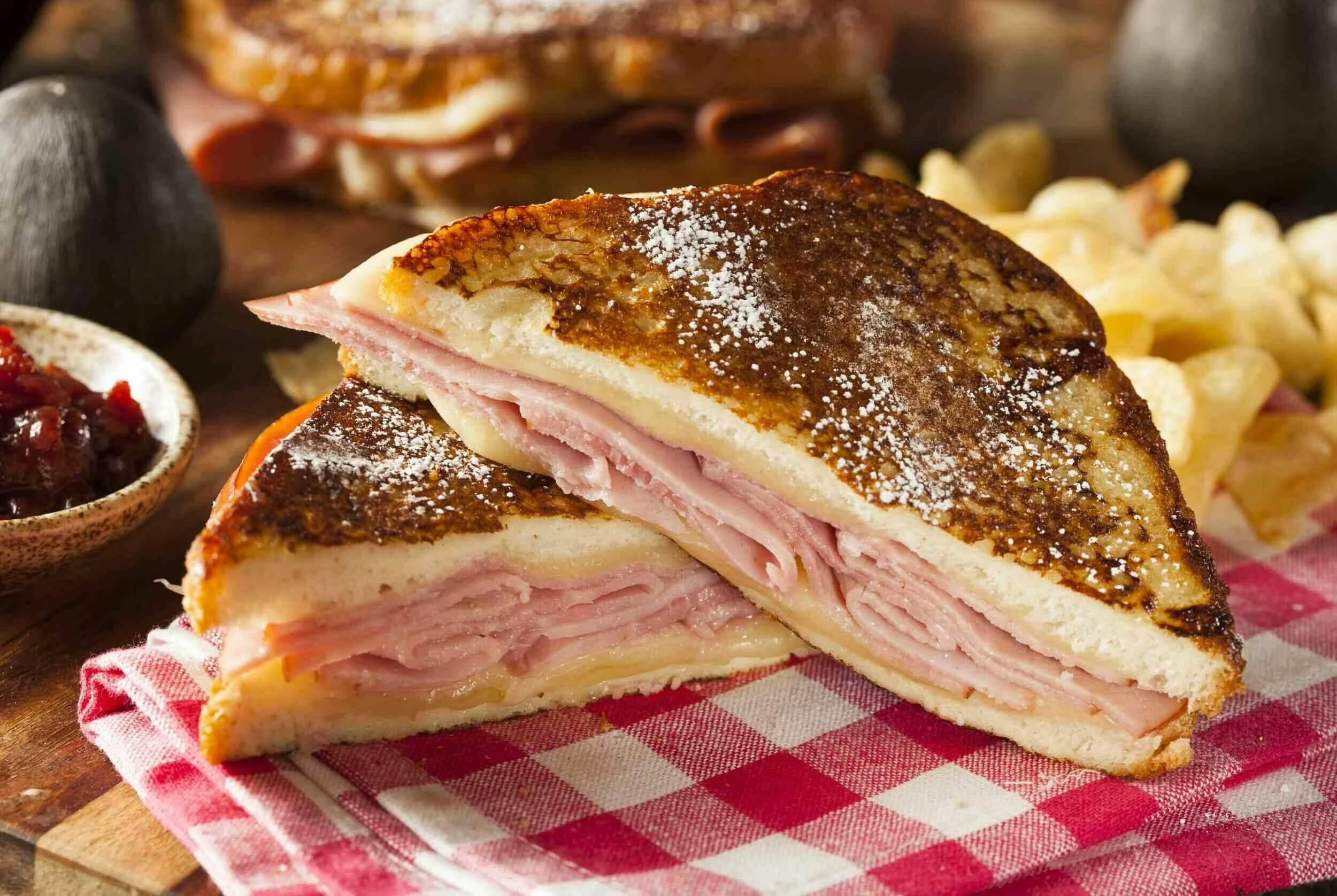 Hot Ham & Cheese Sandwich