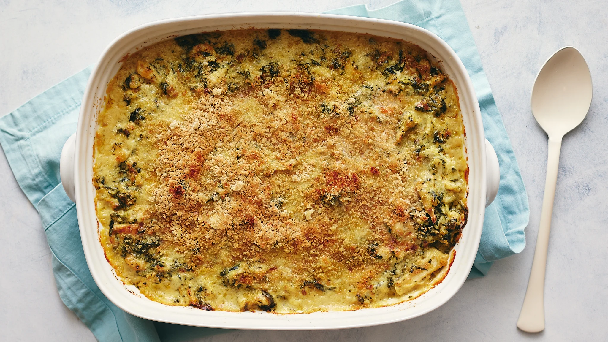 Homemade Chicken Florentine Bake