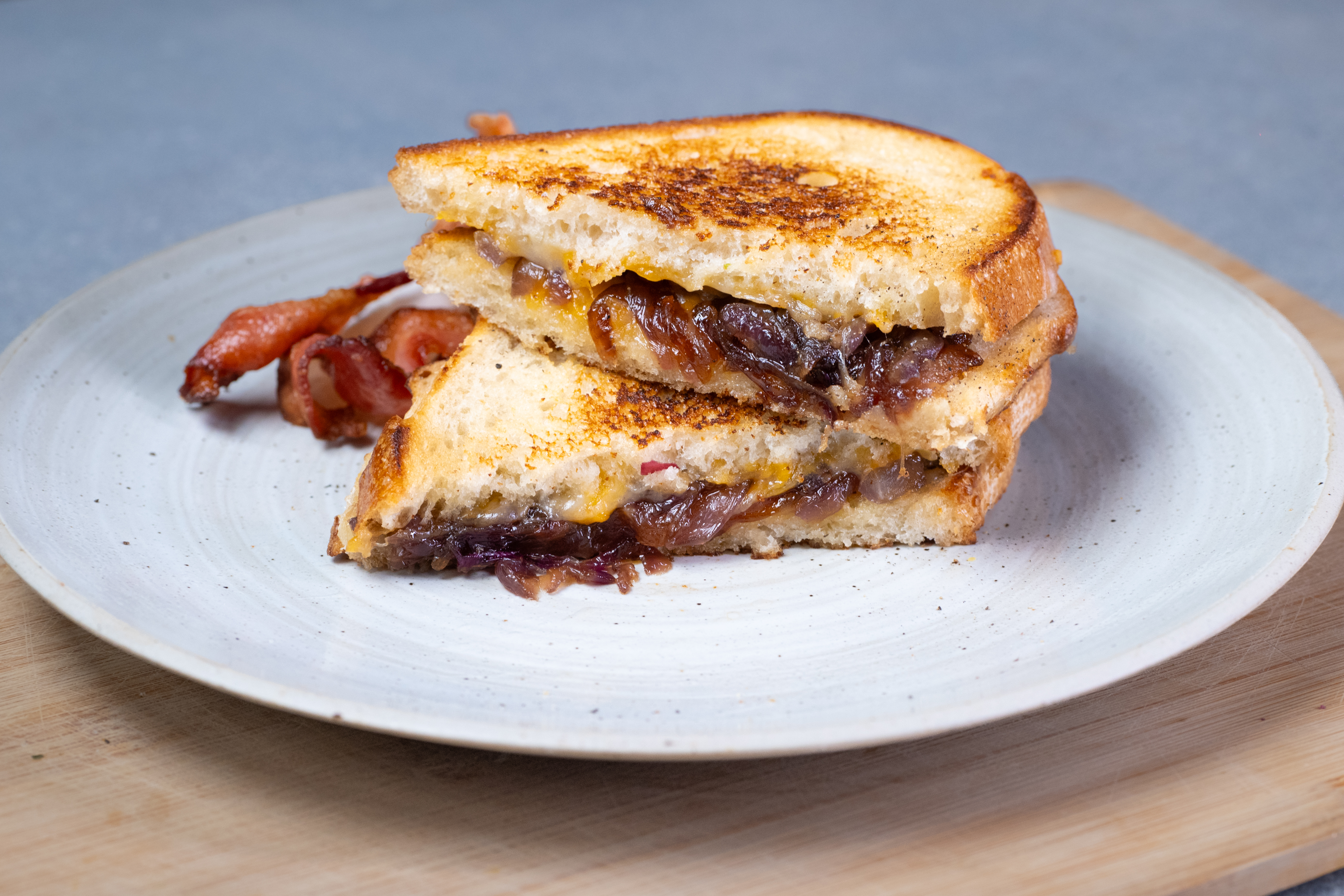 Drunken Onion Grilled Cheese